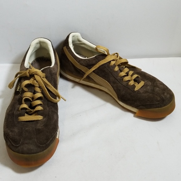 puma roma brown leather